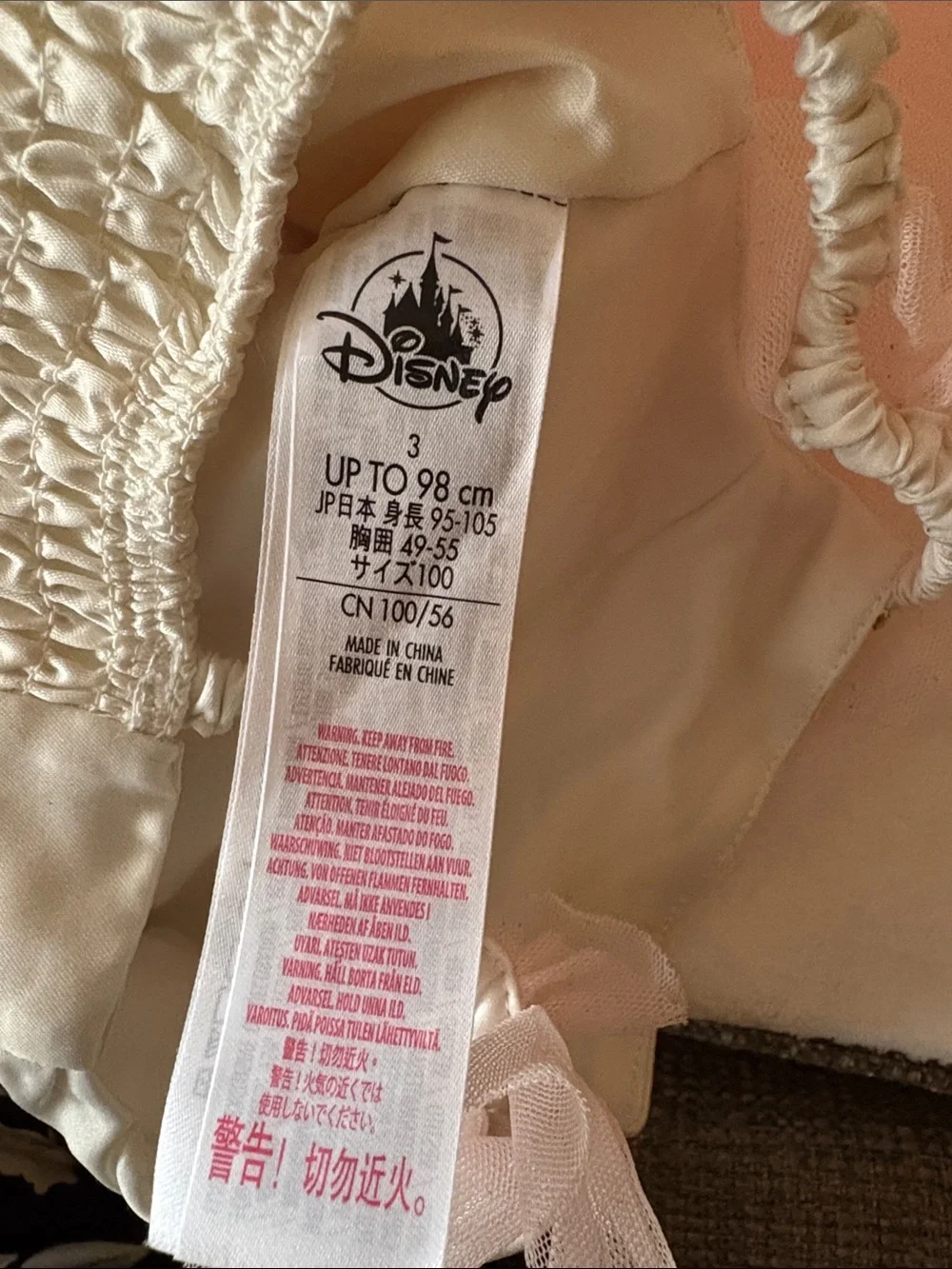 Disney Girls Pink Ballerina Tutu Dress EUC sz 3